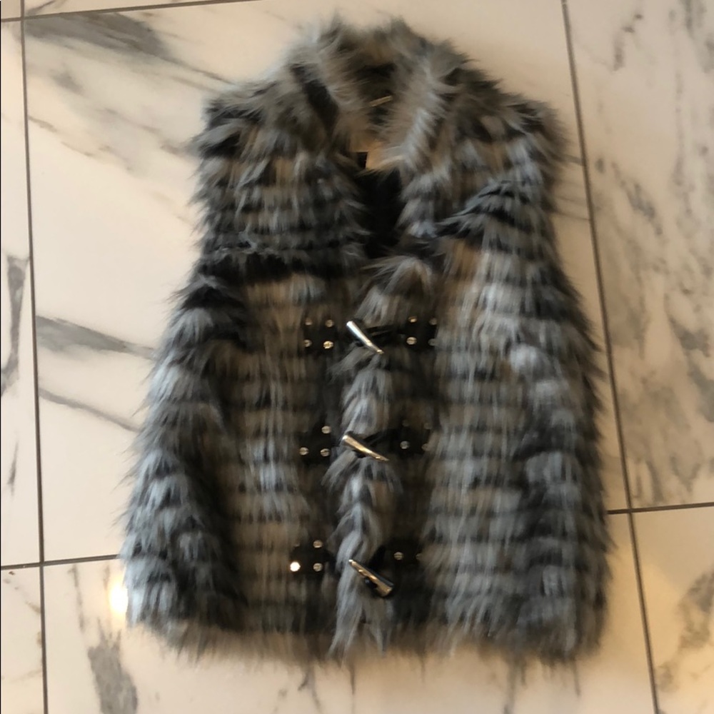 Michael Kors furry vest